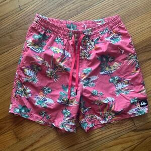 Quiksilver Printed Volley Swim Trunks Men’s Size S